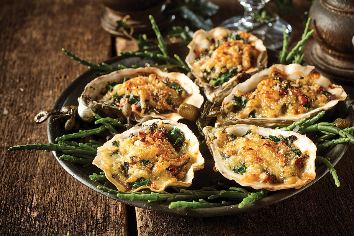 Oysters Rockefeller